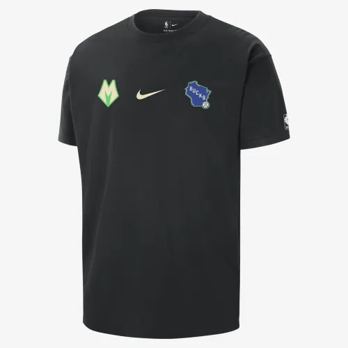 Milwaukee Bucks 2023/24 City Edition Men's Nike NBA Courtside Max90 T-Shirt