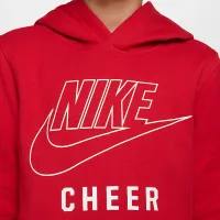 Nike Big дитячі Cheer Pullover Толстовка з капюшоном колір червоний