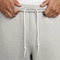 Nike Solo Swoosh чоловічі Open-Hem Fleece Pants колір сірий