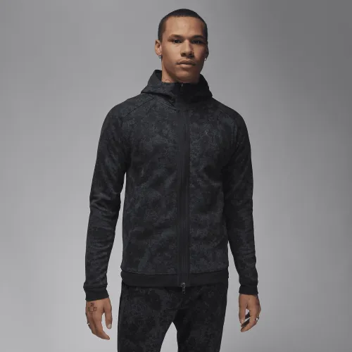 Nike Jordan Dri-FIT Sport Air Fleece мужские Full-Zip Толстовка с капюшоном цвет черный