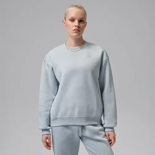 Nike Jordan Brooklyn Fleece женская Crew-Neck свитшот синий