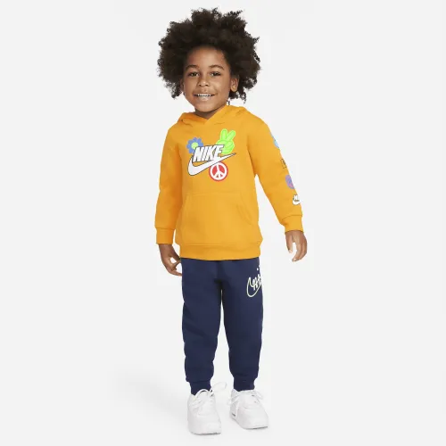 Nike Toddler Толстовка з капюшоном and Pants комплект блакитний