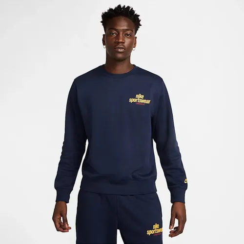 Nike Club чоловічі Fleece Crew блакитний