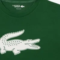 Футболка Lacoste Sport 3D Print Crocodile Breathable Jersey TH2042-YRR - зелена