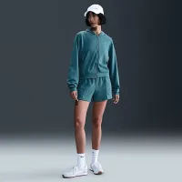 Nike Sportswear Chill Terry женская Loose Full-Zip French Terry Толстовка с капюшоном синий