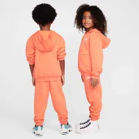 Nike Full-Zip Club набор Little Kids 2-Piece Толстовка с капюшоном набор Orange