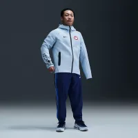 USOPC Tech Fleece Windrunner чоловічі Nike Full-Zip Толстовка з капюшоном блакитний