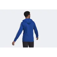 Кофта/футболка adidas Essentials French Terry 3-Stripes Full-Zip Толстовка з капюшоном HE4427 - Синя