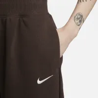 Nike Sportswear Phoenix Fleece женская С высокой Талией оверсайз Sweatpants цвет коричневый