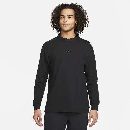 Nike Sportswear Premium Essentials чоловічі Long-Sleeve футболка колір чорний