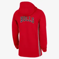 Chicago Bulls Zoned мужские Nike Dri-FIT NBA 1/4-Zip Толстовка с капюшоном цвет красный