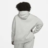 Nike Sportswear Phoenix Fleece жіноча оверсайз Full-Zip Толстовка з капюшоном (великі розміри) колір сірий
