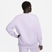 Nike Sportswear Phoenix Fleece женская оверсайз Crew-Neck свитшот цвет фиолетовый