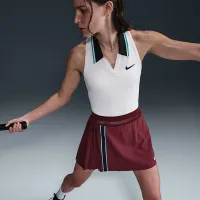 NikeCourt Slam жіноча Dri-FIT Tennis Tank Top колір коричневий