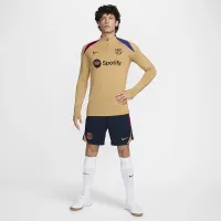 FC Barcelona Strike мужские Nike Dri-FIT Soccer Drill Top цвет коричневый