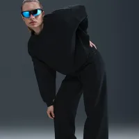 Nike 24.7 ImpossiblySoft женская Dri-FIT С высокой Талией Loose Flaцвет красный Pants цвет черный