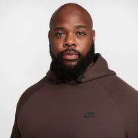 Nike Sportswear Tech Fleece мужские Pullover Толстовка с капюшоном цвет коричневый