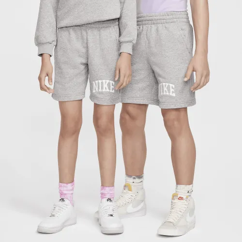 Nike Sportswear Club Big детские French Terry шорты цвет серый