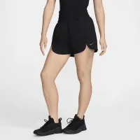Nike One жіноча Dri-FIT Ultra З високою талією Brief-Lined шорти колір чорний