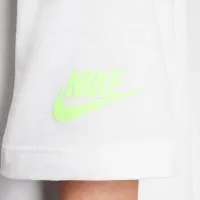 Nike Flow-Ral Little дитячі Boxy Graphic футболка колір білий