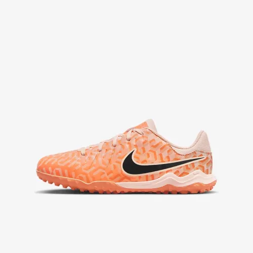 Nike Jr. Tiempo Legend 10 Academy Little/Big детские Turf Low-Top Soccer Кроссовки цвет коричневый