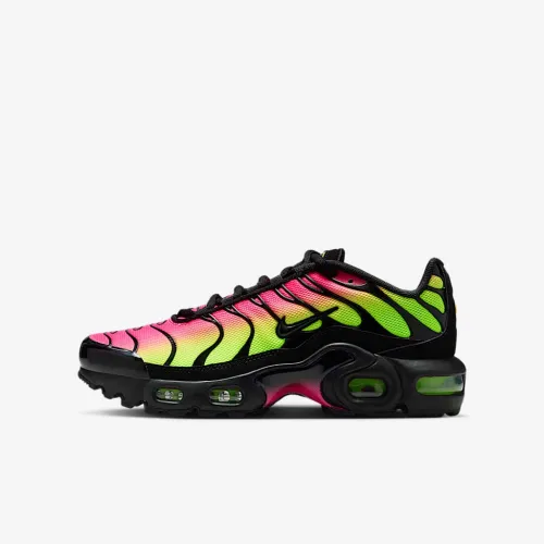Nike Air Max Plus Big детские Кроссовки цвет черный