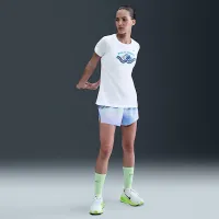 Nike женская Dri-FIT Running футболка цвет белый