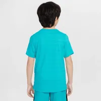 Nike Dri-FIT Miler Big детские (для мальчиков) тренировочные Top цвет зеленый