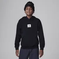 Nike Jordan Flight Fleece Big детские Pullover Толстовка с капюшоном цвет черный
