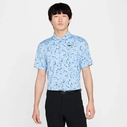 Nike Dri-FIT Tour чоловічі Floral для гольфу Polo блакитний