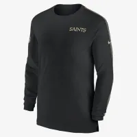 New Orleans Saints Sideline Coach мужские Nike Dri-FIT NFL Long-Sleeve Top цвет черный