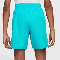 Nike Multi Big детские (для мальчиков) Dri-FIT тренировочные шорты цвет зеленый