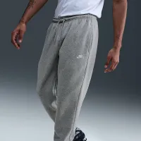 Nike Club мужские Cuffed Brushed Fleece Pants цвет серый