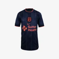 Bay FC 2025 Stadium Away Big детские Nike Dri-FIT NWSL Replica Jersey синий