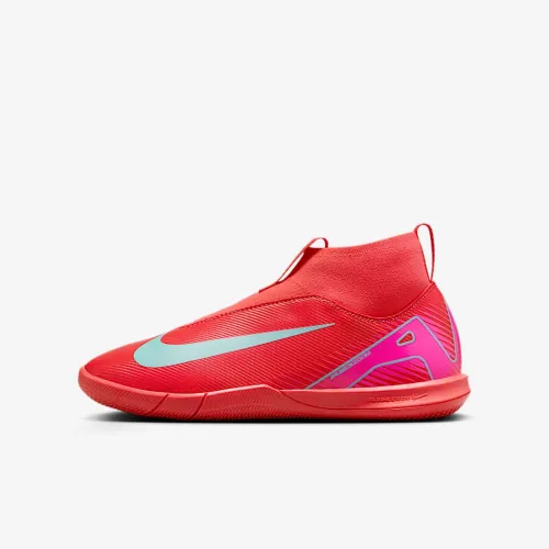 Nike Jr. Mercurial Superfly 10 Academy Little/Big детские IC High-Top Soccer Кроссовки цвет красный