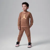 Nike Jordan MJ Flight MVP Toddler 2-Piece Fleece Crew набор цвет коричневый