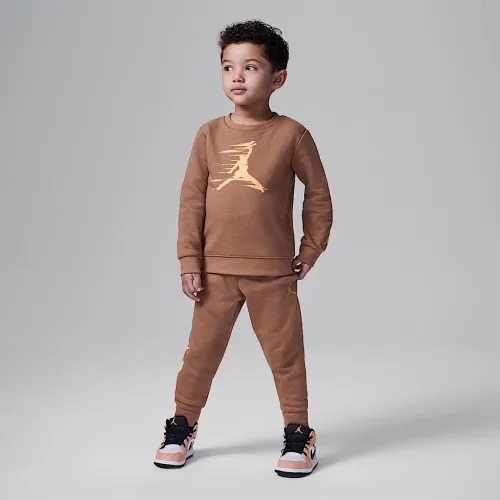 Nike Jordan MJ Flight MVP Toddler 2-Piece Fleece Crew набор цвет коричневый