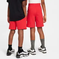 Nike Sportswear Club Fleece Big детские French Terry шорты цвет красный