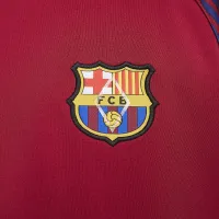 FC Barcelona Academy Pro мужские Nike Full-Zip Knit Soccer Куртка цвет красный