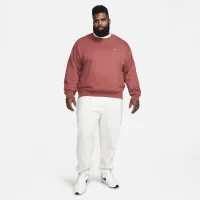 Nike Solo Swoosh чоловічі Fleece Crew колір червоний