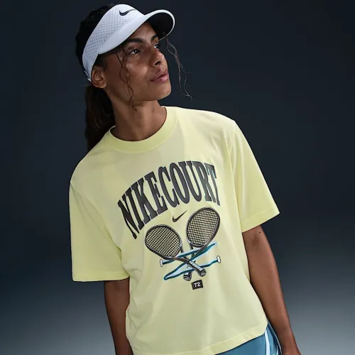 Nike Slam жіноча Dri-FIT Short-Sleeve футболка колір зелений