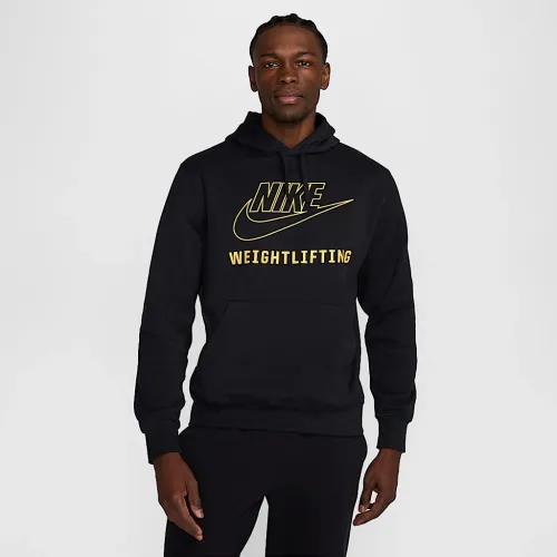Nike чоловічі Weightlifting Pullover Толстовка з капюшоном колір чорний