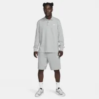 Nike Club чоловічі Long-Sleeve Knit Polo колір сірий