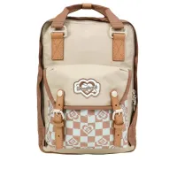 Рюкзак Doughnut Macaroon Kaleido Series Mushroom Checked 16L D010KD-000195 - beżowy