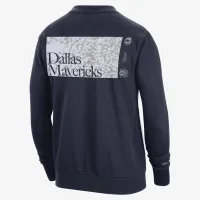 Dallas Mavericks Standard Issue чоловічі Nike Dri-FIT NBA Crew-Neck світшот блакитний