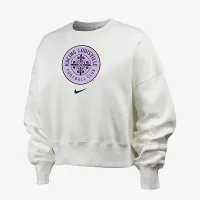 Racing Louisville FC Phoenix Fleece женская Nike NWSL Crew-Neck свитшот цвет белый