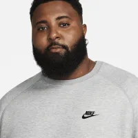 Nike Sportswear Tech Fleece чоловічі Crew колір сірий