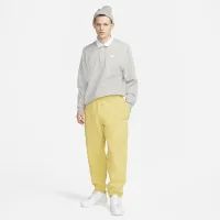 Nike Solo Swoosh Men's Fleece Pants Yellow