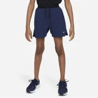 Nike Multi Tech EasyOn Big детские (для мальчиков) Dri-FIT тренировочные шорты синий