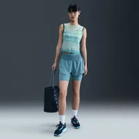 Nike женская Artist Collection Dri-FIT Printed Tank Top синий